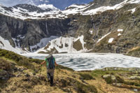 Randonn�es et ski de randonn�es en montagne dans les Pyr�n�es